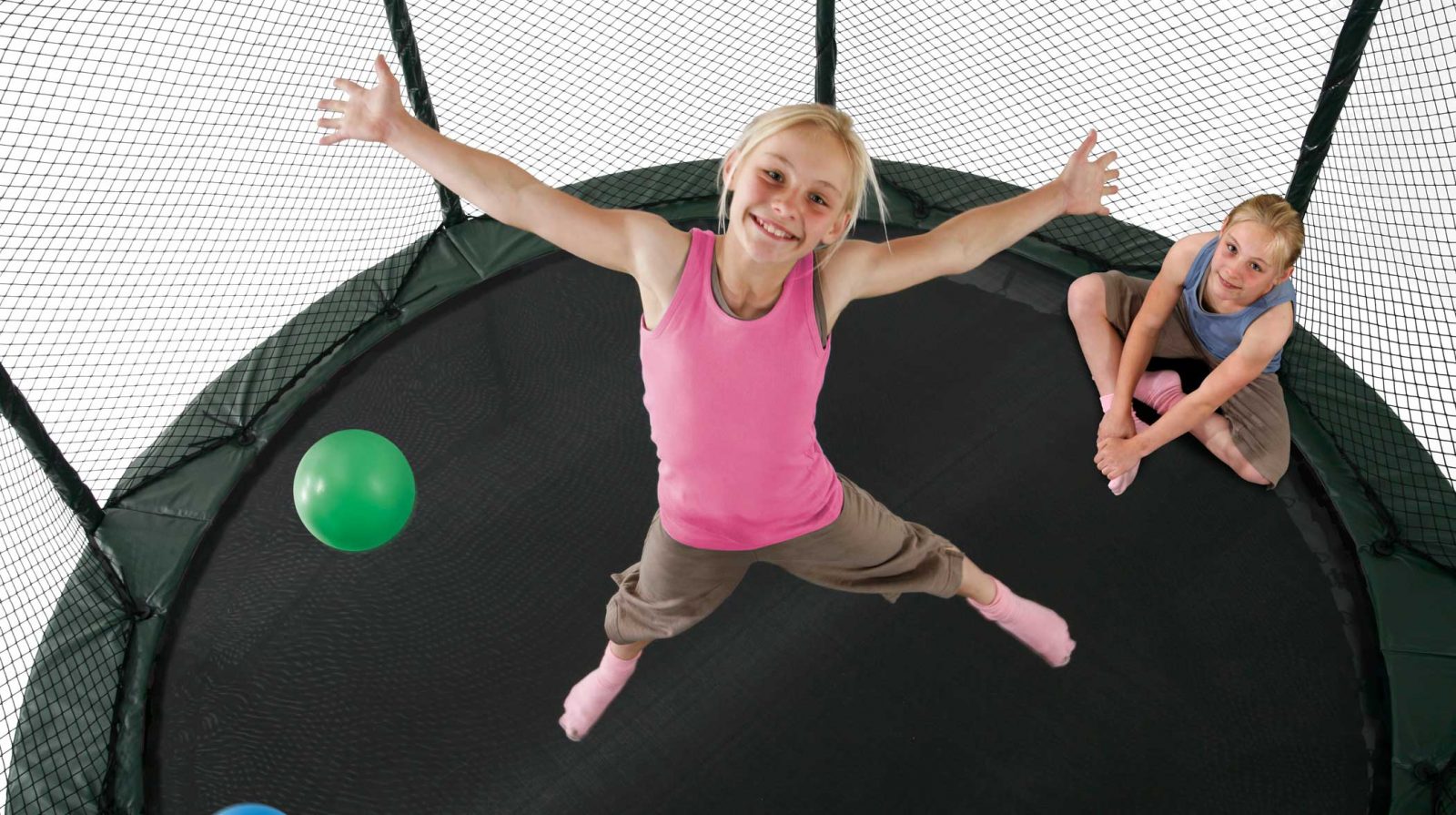 swing sets with trampolines